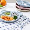 3pcs/set Divided Plate Tableware Set Bear Shape Children's Lunch Box New Kids Meal Set  Toddlers