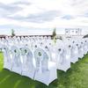 50pcs Chair Cover Wedding Spandex White Chair Covers Stretch Fabric Removable Washable Protective Slipcovers for Weddings Banquets
