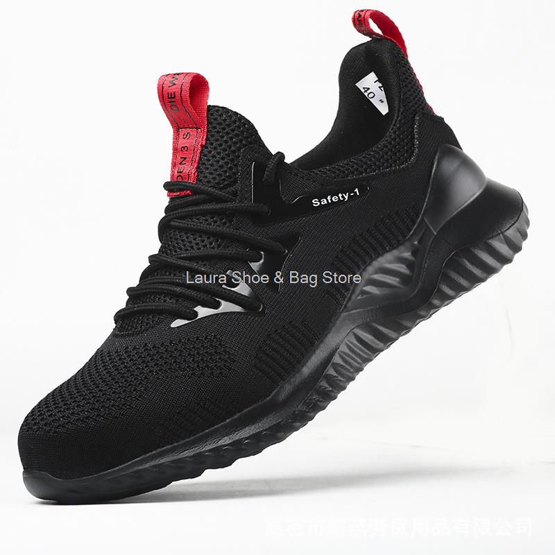 Модные легкие рабочие защитные ботинки для мужчин и женщин, строительные противоударные рабочие ботинки, кроссовки со стальным носком, мужские защитные ботинки, рабочая обувь