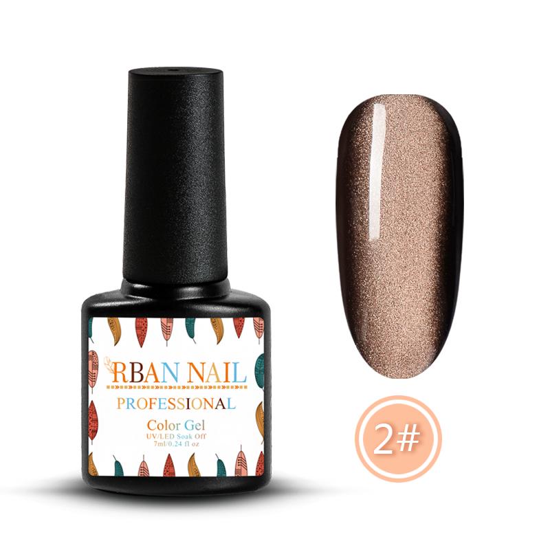 RBAN NAIL 7 мл/бутылка 3D широкая линия кошачий глаз Магнитный УФ-гель для ногтей Soak Off Маникюрный лак