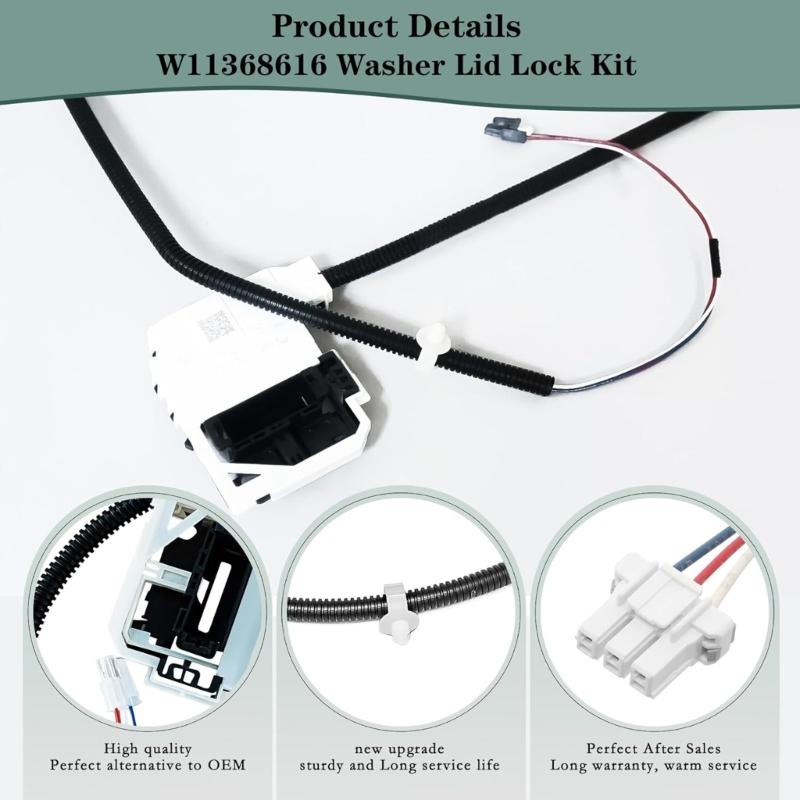Замок крышки стиральной машины в сборе WH08X32657 Сервисные replacement kits замка крышки стиральной машины Стиральная машина Замок крышки Прочный