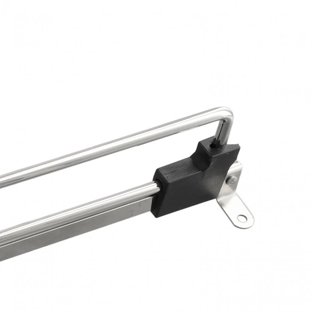Iron and Plastic Pull Out Hanger Rail Extending Rack for Wardrobes and Cabinets