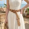 Retro Weave Belt Woven Waist Rope Fashion Ethnic Style Waistband  Women