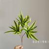 36 см 3 головки искусственная пальма пластиковая бамбуковая ветка тропические растения в горшках искусственная трава для домашнего растения рождественское украшение