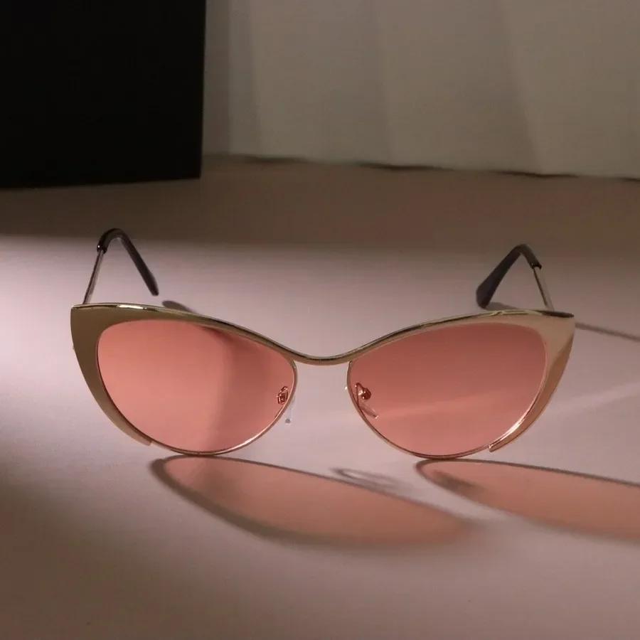 Модные солнцезащитные очки с металлической оправой для женщин и мужчин, повседневные, кошачий глаз, дизайнерские, от солнца, мужские, женские, брендовые, роскошные, для путешествий