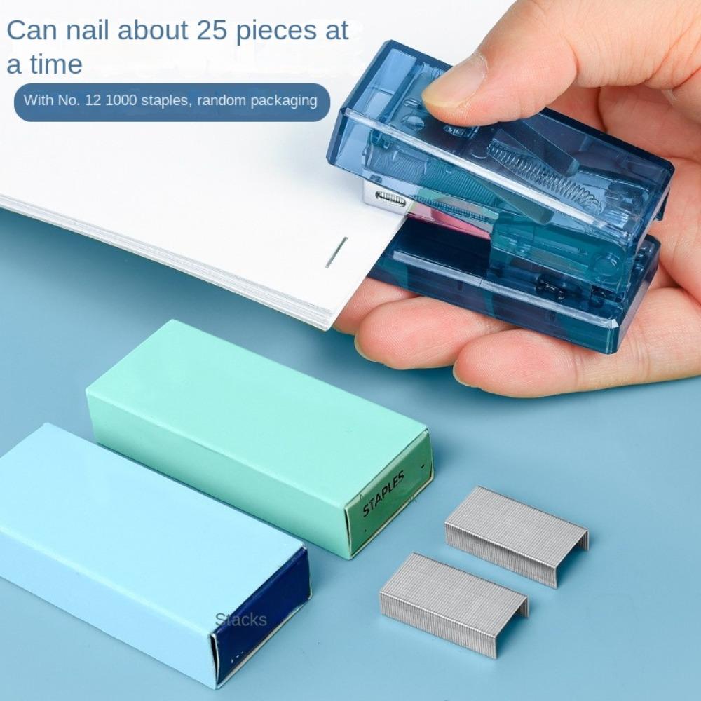 Mini Mini Stapler with 1000 Staples Paper Staplers Paper Binder Set Paper Fixing