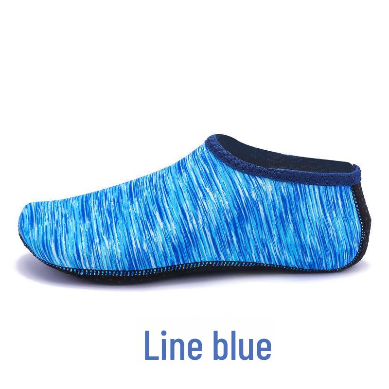 Детская быстросохнущая пляжная обувь для плавания и сноркелинга - нескользящая, с мягкой подошвой, устойчивая к порезам обувь для заброда