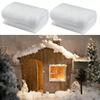 1Mx1.5M Christmas Simulation Snow Blanket Thickened SnowCotton Artificial Snowflake for SnowScene Arrangement Holiday Decoration