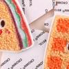 DIY вышивка наклейки мультфильм еда украшения наклейки милые животные одежда игрушечная сумка наклейки