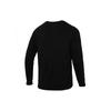 Puma Solid Color Logo Sport Crew Neck Sweatshirt Men Tops Black 846409-01