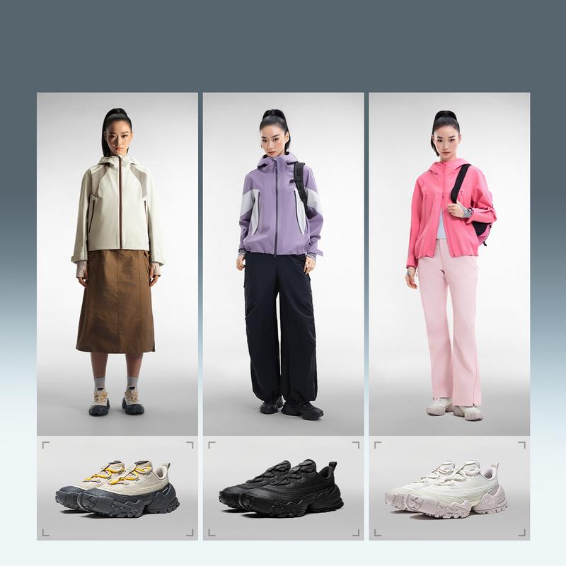 Li Ning Outdoor CF Tracing, Походные ботинки для лесной местности, Женские, Ночной черный AHCW028-2