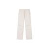 Anta Solid Color High Waist Straight Loose Casual Pants Women Bottoms Mud-Gray 962428503-1