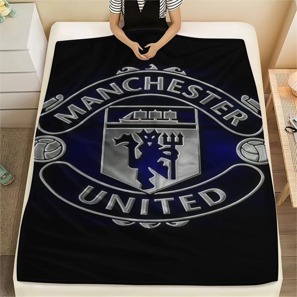 Man Utd Print FlAannel Blanket, High quality Comfortable for All Seasons, Home Decor, Warmth and Comfort
