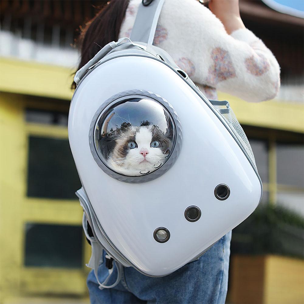 Космическая капсула для домашних животных, портативный рюкзак, дышащая сумка для кошек, сумка для домашних животных, рюкзак для путешествий на открытом воздухе, сумка-капсула для кошек и собак