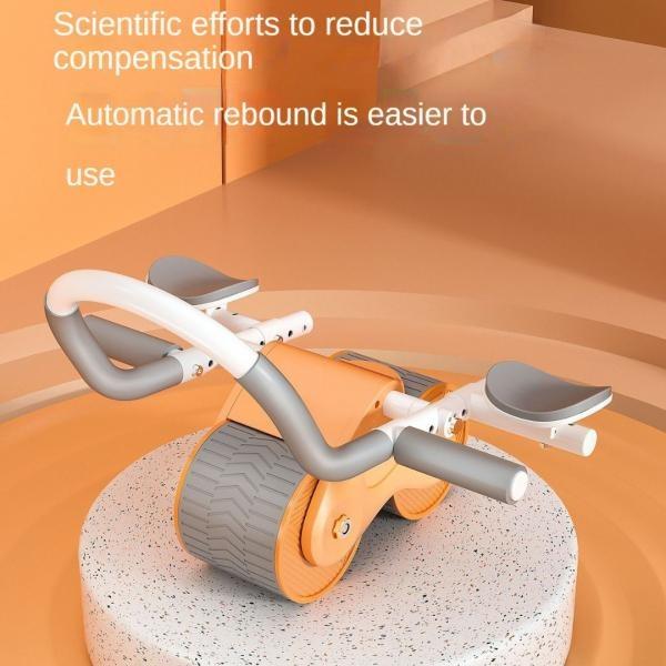 Exercise Abdominal Wheel, Automatic Rebound Elbow Brace Type Abs Roller for Tummy Control, Weight Loss, Sports Exercise Equipment