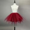 Women Tulle Skirt 50s Tutu Petticoat Elastic Waist Short Ballet Crinoline Petticoat Carnival Costume Underskirt