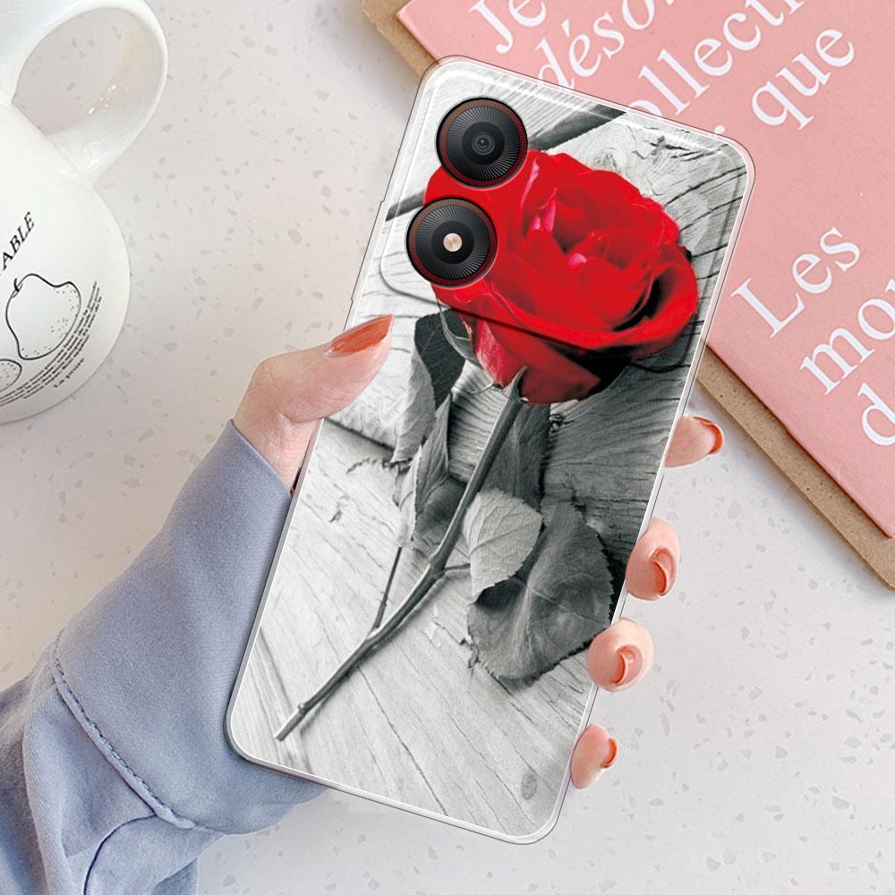 For ZTE Blade A34 Case For ZTE Blade A54 Cover Fashion Clear Protect Soft Silicone Phone Cases For ZTE Blade A34 A54 Coque Funda
