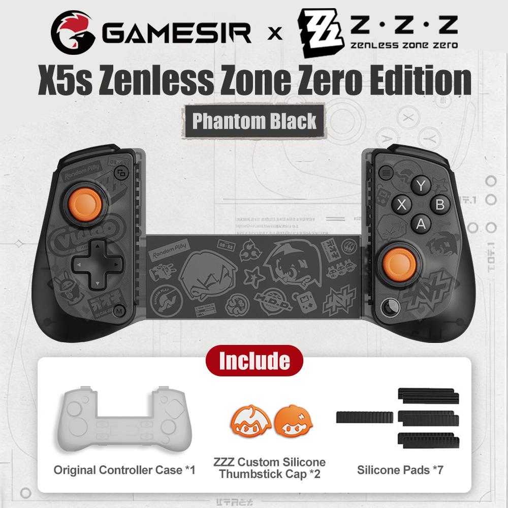 GameSir X5s Zenless Zone Zero Edition Bluetooth Gamepad Android iOS Controles pra PC Switch Wireless Controller para Celular