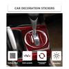 9Pcs For Honda Civic 8th 06-11 Red Carbon Fiber Automatic Gear Shift Cover Trim