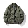 Spring and Autumn Jacket Men's Coat Baseball Uniform Loose Military Aviator Pure Cotton Workwear Cotton Jacket
