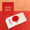 Foldable Red Lanterns Greeting Card Chinese 3D Pop UP Gift Card Message Card  Party Supplies
