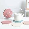 Silicone Waterproof Anti-slip Heat Resistant Coaster Hexagon Cup Mat Table Placemat Pot Bowl Holder Home Kitchen Accessory Doily