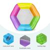 Thickened Portable Water Float Chair Bright Colors Hexagonal Pool Float  Summer