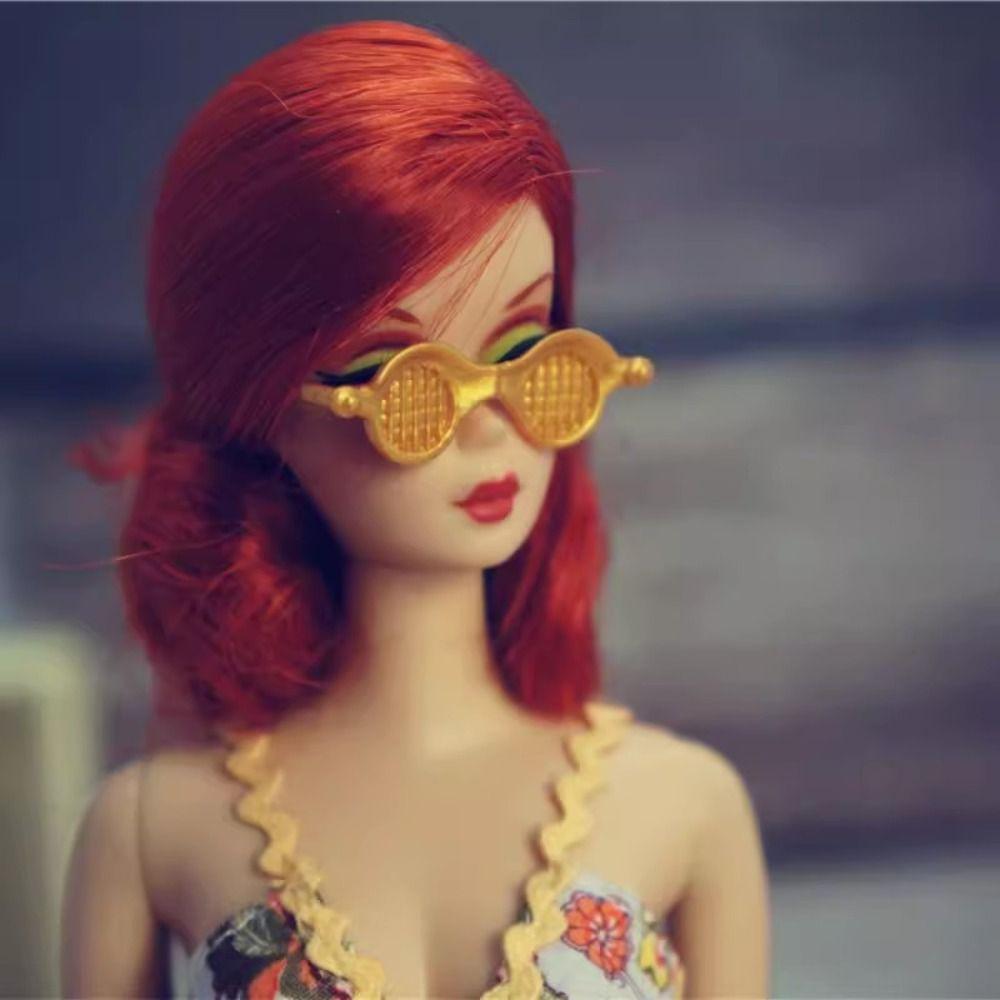 Fashion Doll Sunglasses For 30Cm Doll For 1/6 Doll Necklaces Crown Jewelry Clothes Accessories Doll Eyeglasses Kid Gift Diy Toy