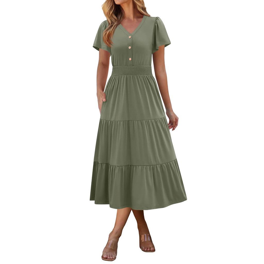 Женское летнее модное повседневное платье