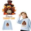 С Днем благодарения, железная нашивка, наклейки с изображением индейки, самодельные толстовки с капюшоном, топы, виниловые, A-Level, моющиеся, термопрессовые, аппликация на одежду