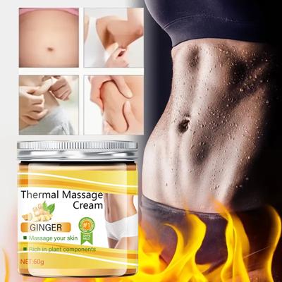 Целлюлитный гель для похудения, горячий крем для похудения, крем для сжигания живота для всего тела 60 г