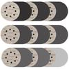 BODHTAT Disc 91 Waterproof Sandpaper 10 Sheets Each 1 Adapter for Electric Woodworking Metal Car Random Action Sanders Sandpaper, Sheets, 125mm,