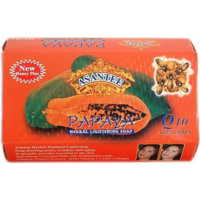 Savon Éclaircissant - Asantee - Papaye - 135 G - Mixte - Beauté Et Parfum