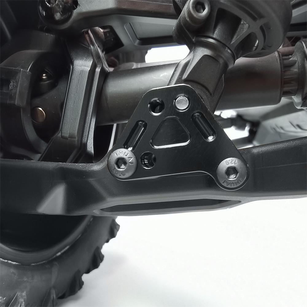 TRINOOD 4PCS Metal Shock Absorber Towers Front & Rear Heighten Shocks Mount for 1/10 RC Crawler MAXX WideMAXX Small-X