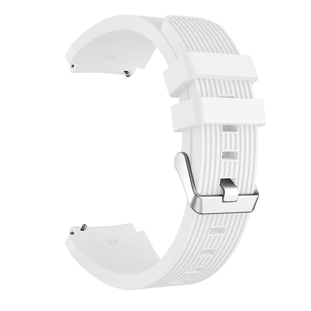 Силиконовый ремешок для умных часов в тонкую полоску для Samsung Galaxy Watch3 45 мм