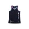 Butler Series Logo Print Round Neck Basketball Training Vest Unisex Tops Black AAYS035-1