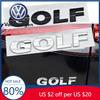 Для VW Volkswagen Jetta MK5 Golf 3D ABS Хром Черный Логотип GOLF Эмблема Буквы Наклейка Значок на Задний Багажник Автомобиля Для Volkswagen VW Gol
