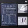 1 шт. 3D силиконовая форма для дизайна ногтей Рельефный Ландыш Цветок Накладные элементы для ногтей Маникюрные Шаблоны Пластины Инструменты Аксессуары