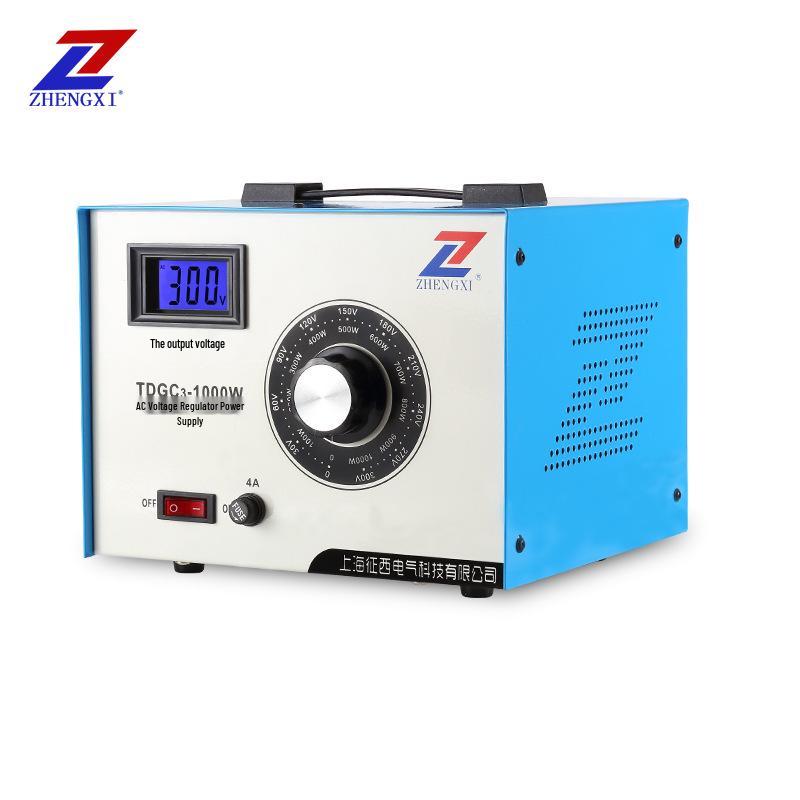 Zhengxi TDGC2/3 Single-Phase Voltage Regulating Transformer 0-250/300V Contact Type TSGC2/J Three-Phase.