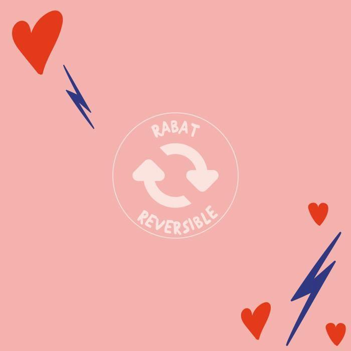 Cartable - POL FOX - HEART - 38 cm - Réversible - Rose - Primaire