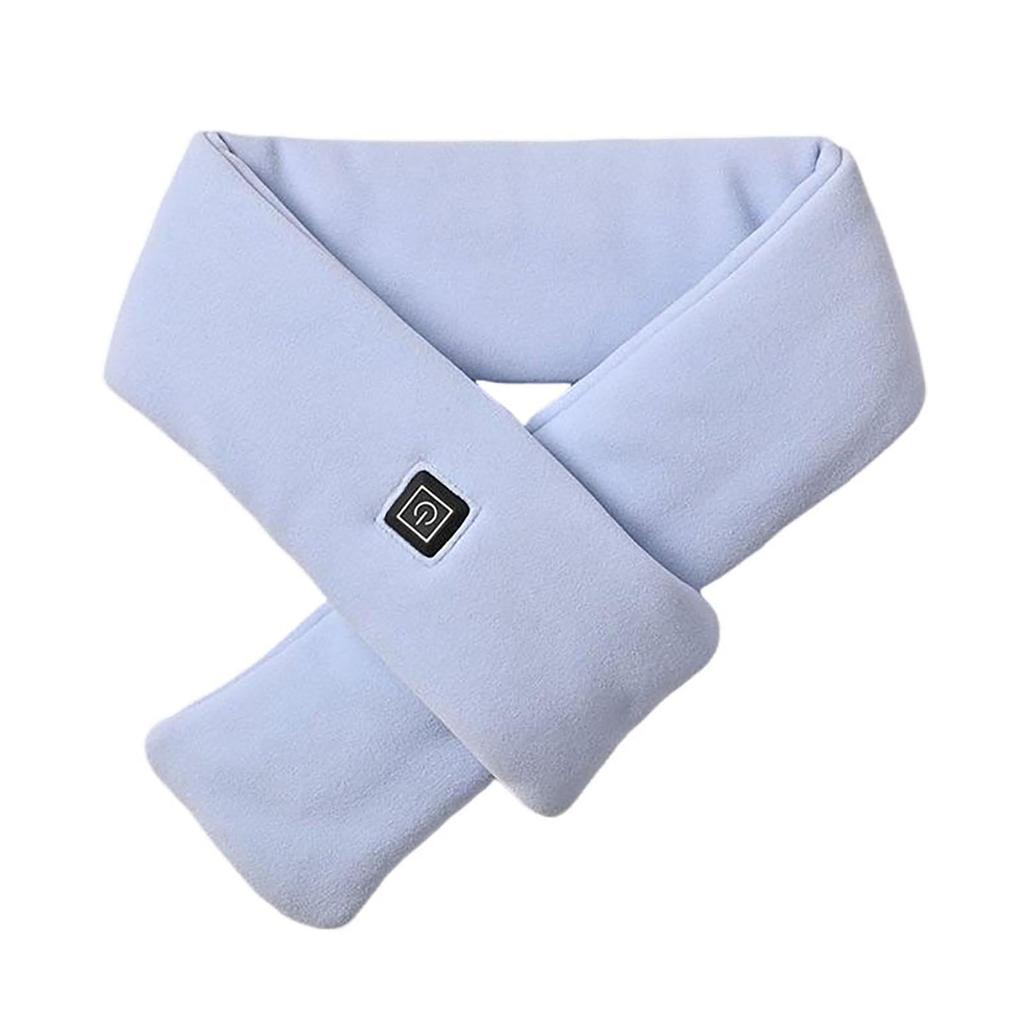 Электрический шарф с подогревом для шеи зимний теплый шарф с подогревом мягкий трехрежимный контроль температуры грелка для шеи без аккумулятора