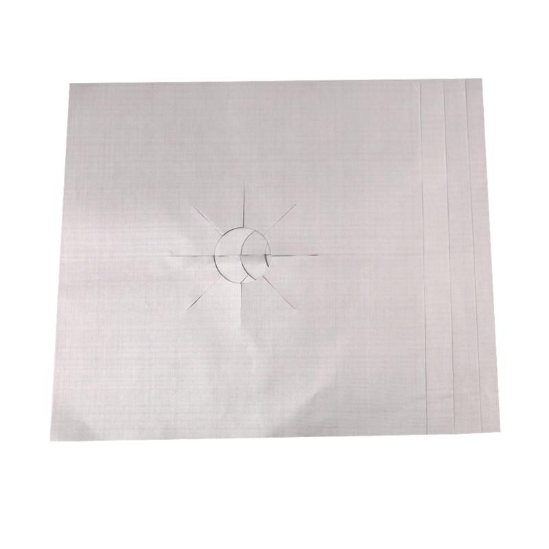 4PCS Aluminum Foil Gas Stove Burner Cover Protector Liner Clean Mat Pad