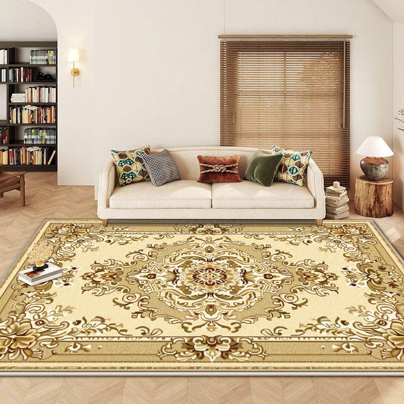 Богемный Ретро Ковер для Гостиной Американский Стиль Декорация Дома Легкая Чистка Моющийся Коврик Ковер для Спальни Гардеробной Входной Дверной Коврик