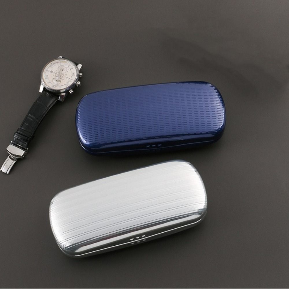 Портативные коробки для очков Футляр для очков из алюминиевого сплава Коробка для хранения Коробка для солнцезащитных очков Футляр для очков для близорукости