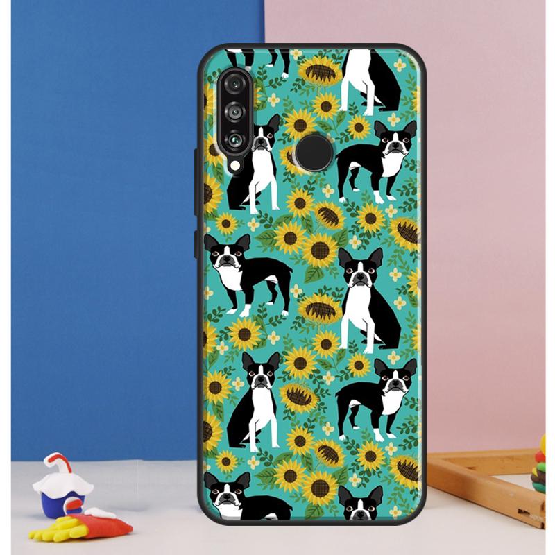 Чехол для телефона Boston Terrier для Huawei Nova Y70 Y60 Y90 Y61 Y91 Y72 Y73 12s 12i 11i 8i 9 10 SE P30 P40 Lite P60 Pro