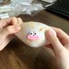 Мягкая сжимаемая игрушка для снятия стресса Большая булочка Форма Сжимаемая игрушка Большие глаза Большой сосисочный рот Жидкая текстура Грязь Вечеринка Подарок Маленький подарок