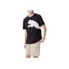 Puma Футболка с круглым вырезом и логотипом, повседневная, мужская, черная 678086-01