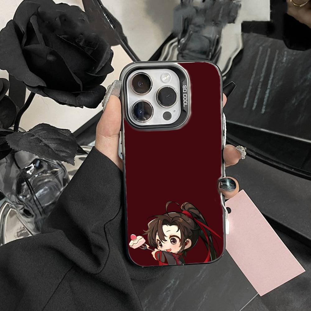 Чехол для телефона "Грандмастер Демонической Культивации" для IPhone 16 17 15 14 12 13 Pro Max Черный Цвет Ударопрочный Чехол