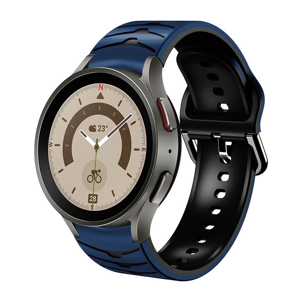 Ремешок Силиконовый Нет Для Зазоров Samsung Galaxy Watch6 5 4 40мм 44мм Galaxy Watch 6 4 Classic 46мм 42мм Ремешок с Изогнутым Концом