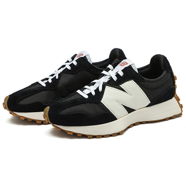 New Balance 327 Черно-белые женские кроссовки WS327BL